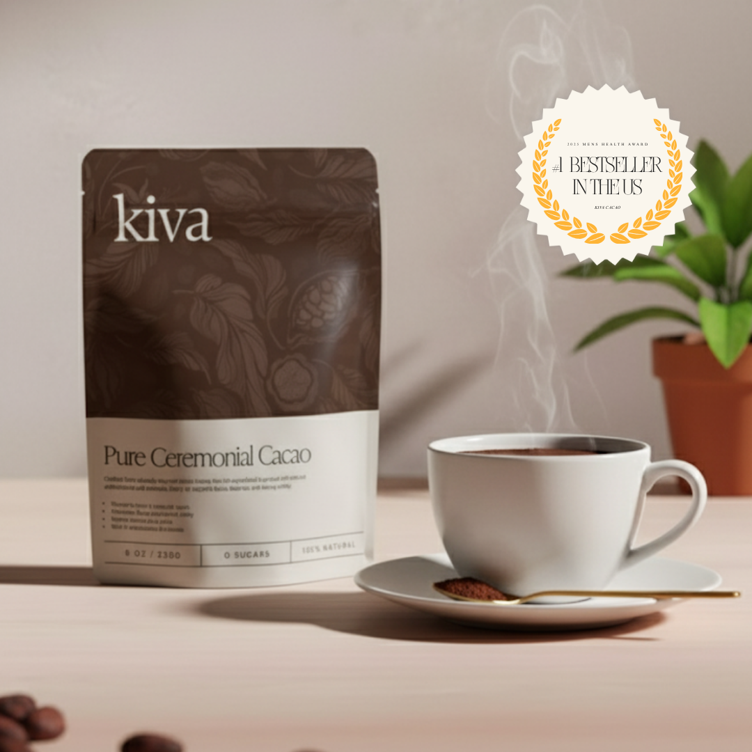 Kiva High Flavanol Ceremonial Cacao - Naturally Support Healthy Blood Pressure & Circulation