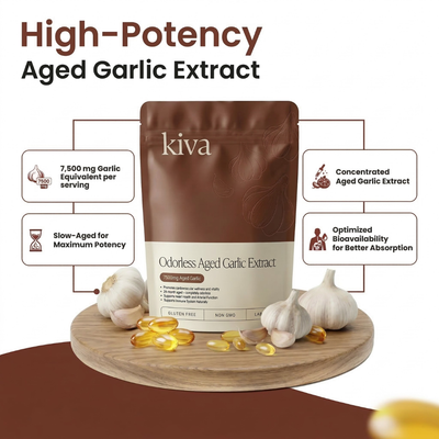 Aged Garlic Extract - 7500mg Odorless Softgels